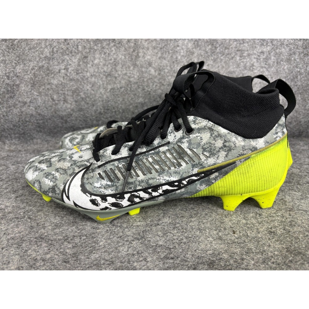 Nike Zoom Mercurial Vapor 15 Elite FG Shoes Mens Size 11 Gray Volt Soccer Cleats
